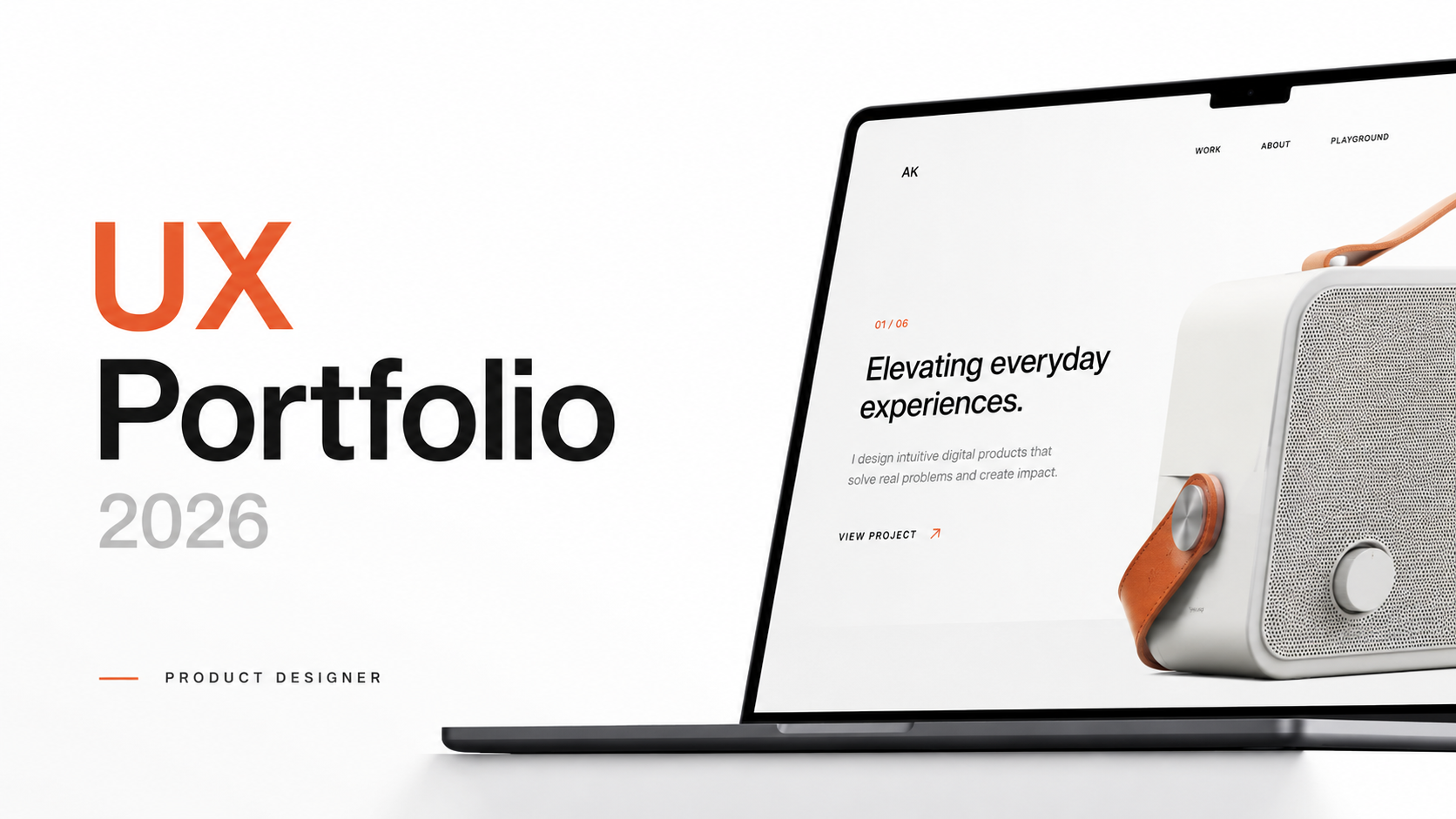 UX Portfolio 2026 — Product Designer